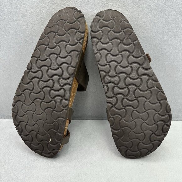 Birkenstock Mayari Womens Size 8 (EU 39) Sandals Brown Oiled Leather Toe Loop - Picture 7 of 8